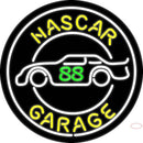 Yellow Nascar Garage Neon Sign