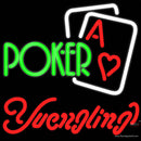 Yuengling Green Poker Neon Sign x